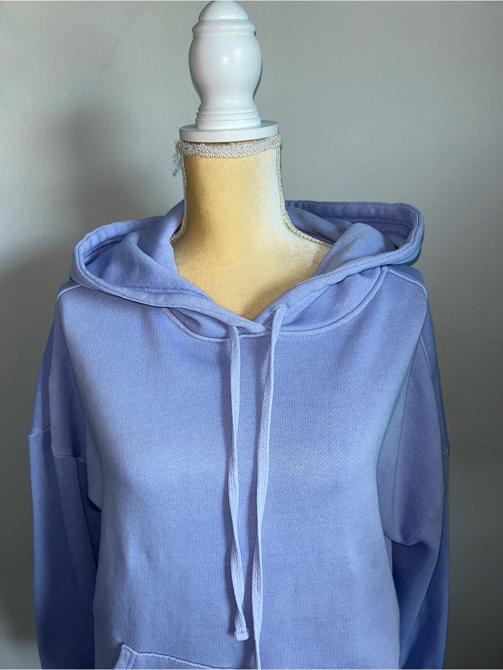 NEW 78&Sunny Relaxed Lavender Pullover Oversized Hoodie Sz S - Picture 4 of 7